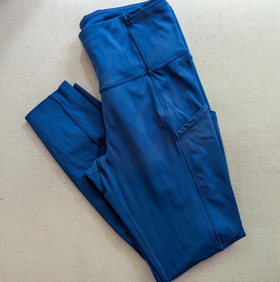 Lululemon Fast and Free Leggings 7/8 length (size 8) *SEE DESCRIPTION* - Picture 1 of 7